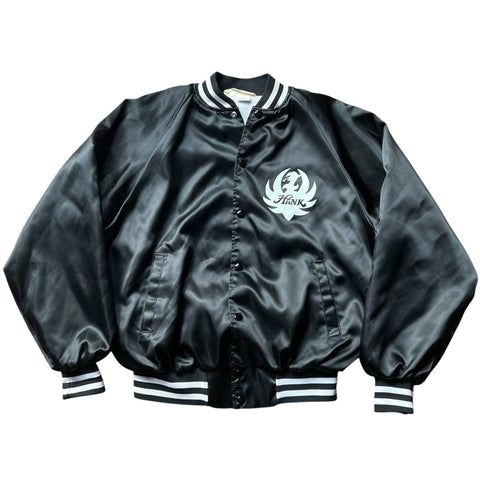 1980's Hank WIlliams Jr and The Bama Band Vintage Country Music Tour  Satin Jacket