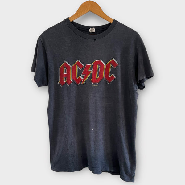 1980 AC DC "Back In Black" Tour Vintage Band Tee Shirt