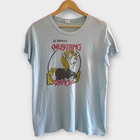 1970's Mustang Ranch Brothel Vintage Tee Shirt