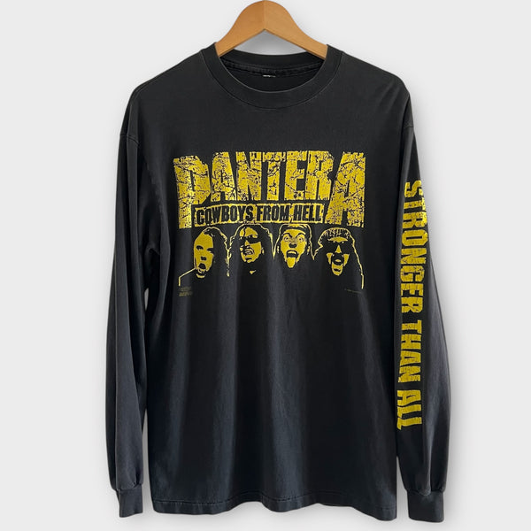 1992 Pantera "Cowboys From Hell" Vintage Band Promo Long Sleeve Tee Shirt