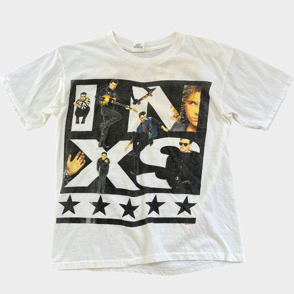 1988 INXS at Texas Stadium Concert Vintage Band Tee Shirt