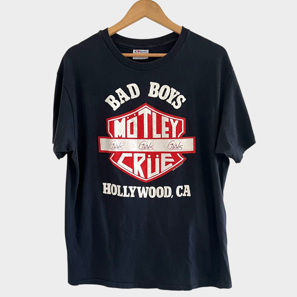 1987 Motley Crue "Girls Girls Girls" Tour Vintage Band Tee Shirt