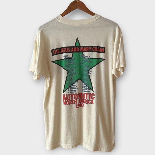 1990 The Jesus And Mary Chain "Automatic" Tour Vintage Band Tee Shirt