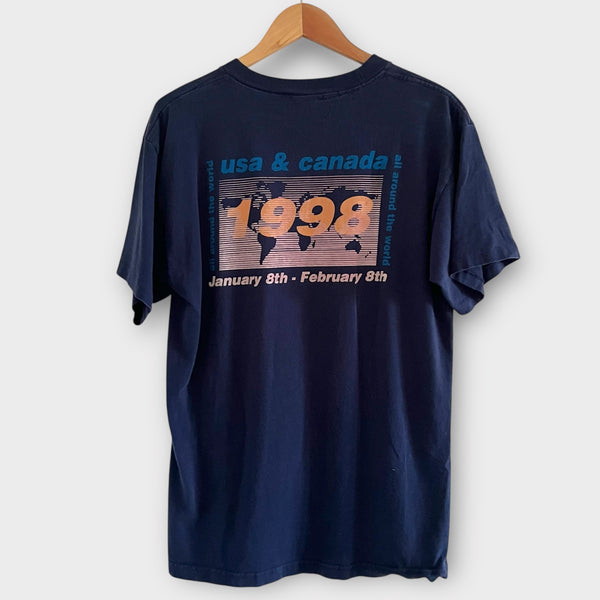 1998 Oasis USA + Canada Tour Vintage Band Tee Shirt