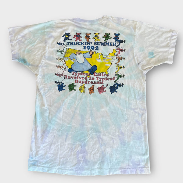 1992 Grateful Dead Summer Tour Vintage Band Tie Dye Shirt
