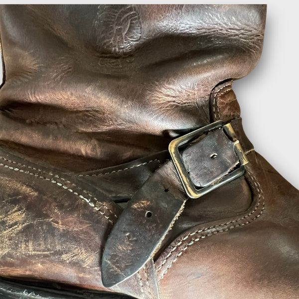 1980's Chippewa Brown Leather Engineer Boots