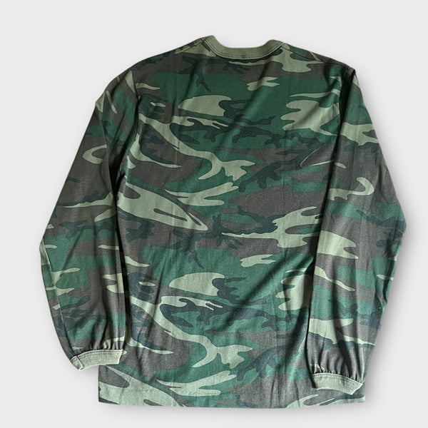 1980's Camo Army Vintage Long Sleeve Tee Shirt