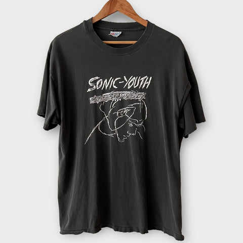 1990s Sonic Youth "Confusion Is Sex" Vintage Band Promo Tee Shirt