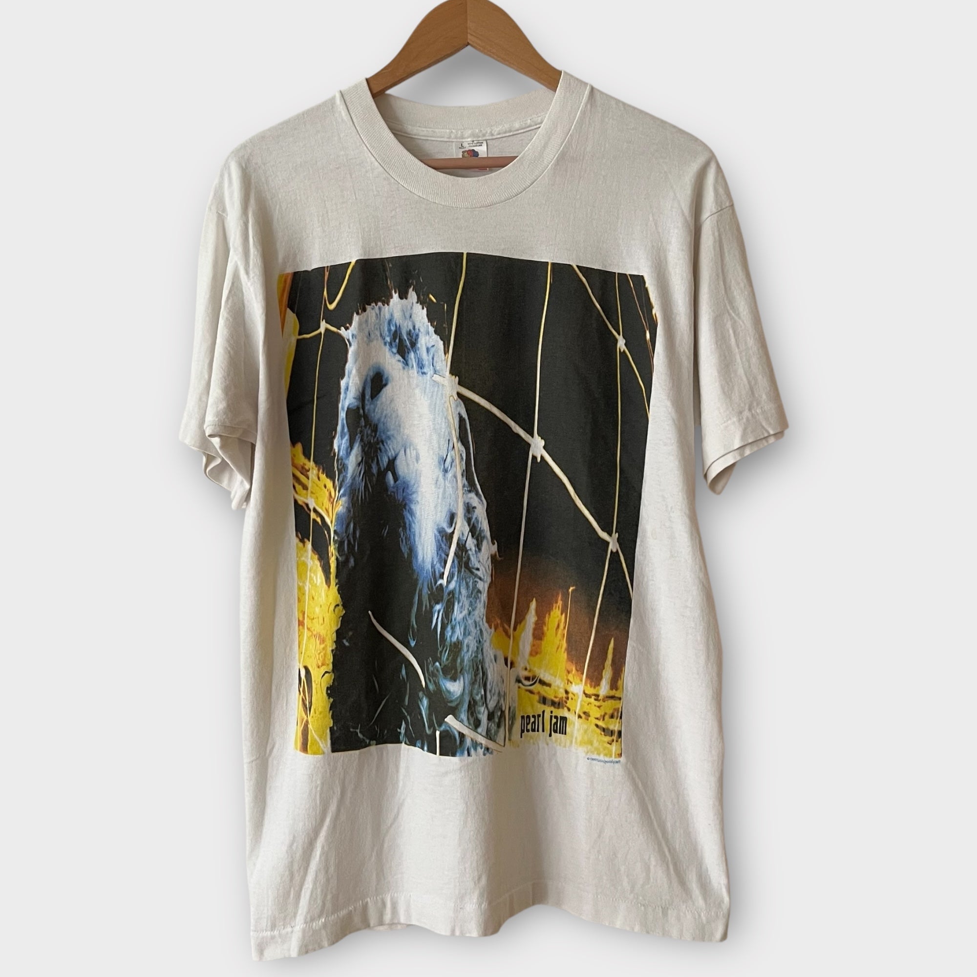 PEARL JAM 93年 Tシャツ Pearl Jam; vintage XL shirt; 1993; 'VS tour' (excellent