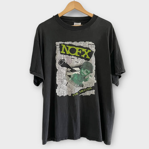2000 NoFX "The Decline" Vintage Band Promo Tee Shirt