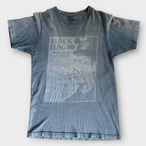1980's Black Flag "Police Story" Vintage Band Promo Tee Shirt