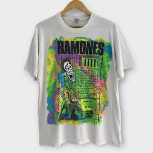 1990 Ramones "Escape From New York" Tour Vintage Band Tee Shirt