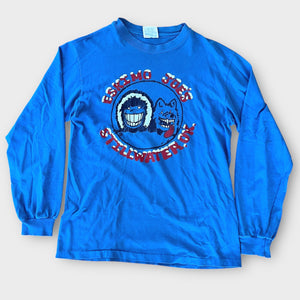 1990's Eskimo Joes Stillwater, Oklahoma Vintage Long Sleeve Tee Shirt