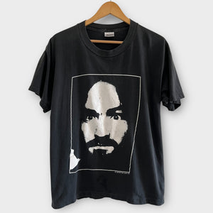 1993 Charles Manson "Charlie Don't Surf" Vintage Tee Shirt
