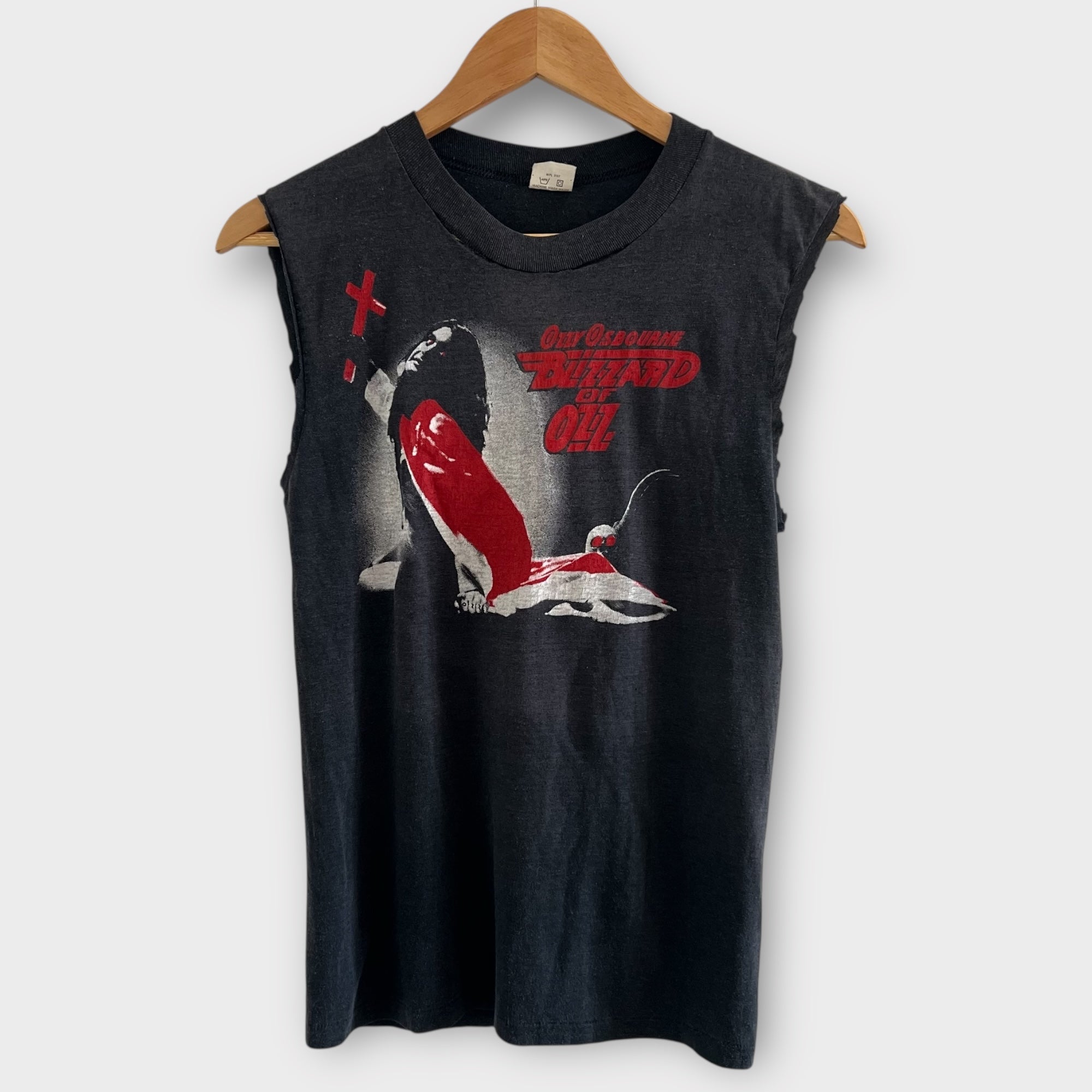 1981 Ozzy Osbourne "Blizzard Of Oz" Tour Vintage Band Tee Shirt