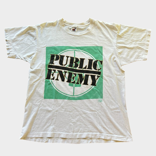 1990 Public Enemy "Welcome To The Terrordome" Vintage Rap Tee Shirt