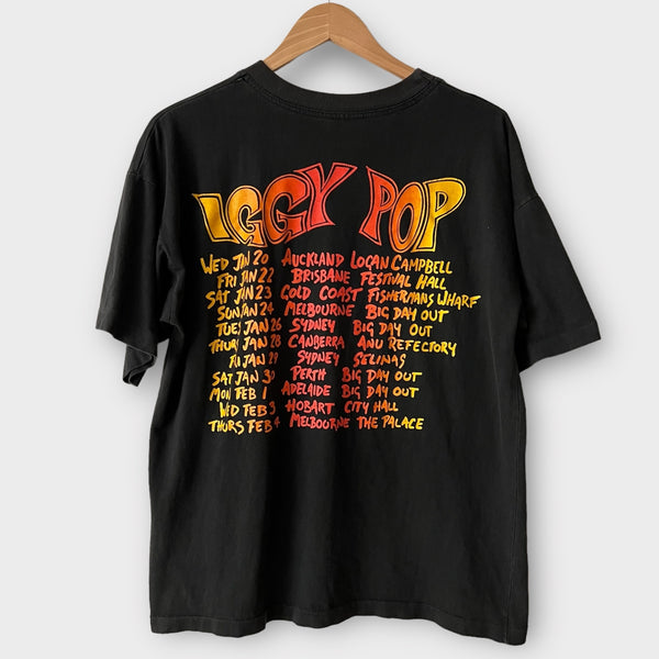 1993 Iggy Pop Australia Tour Vintage Band Tee Shirt