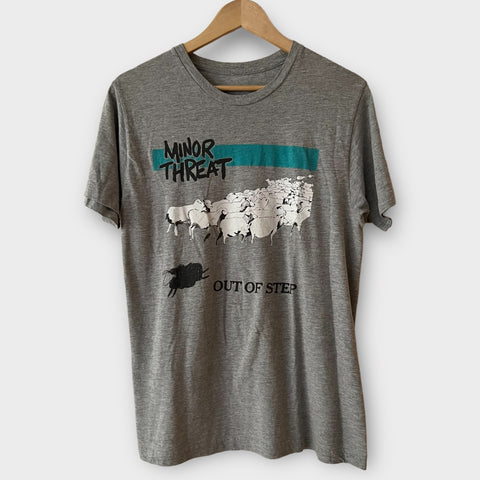 1980s Minor Threat "Out Of Step" Vintage Euro Promo Tee Shirt