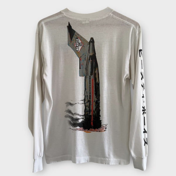 1987 Beastie Boys "Licensed To Ill" Japan Tour Vintage Band Long Sleeve Tee Shirt