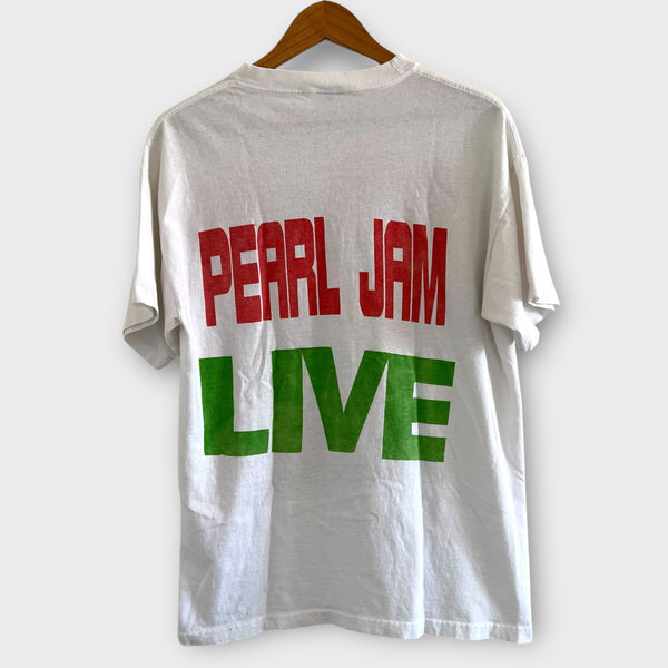 1995 Pearl Jam Eddie Vedder Vintage Band Tour Tee Shirt