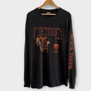 1997 Pantera "Black Tooth" Vintage Band Long Sleeve Tee Shirt