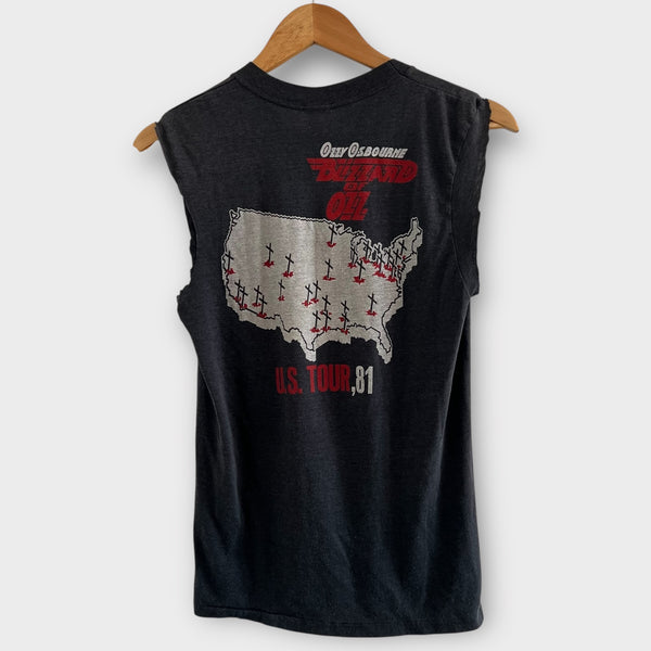 1981 Ozzy Osbourne "Blizzard Of Oz" Tour Vintage Band Tee Shirt