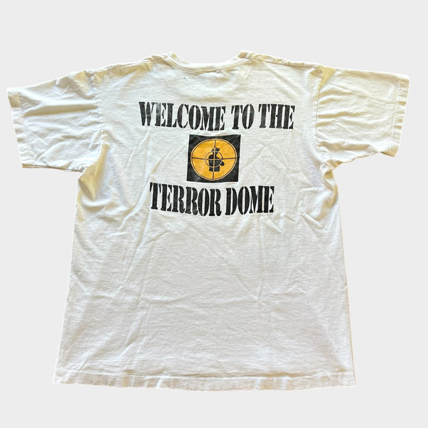 1990 Public Enemy "Welcome To The Terrordome" Vintage Rap Tee Shirt