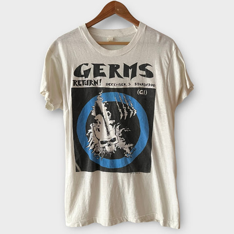 1980s Germs Vintage Punk Band Promo Tee Shirt