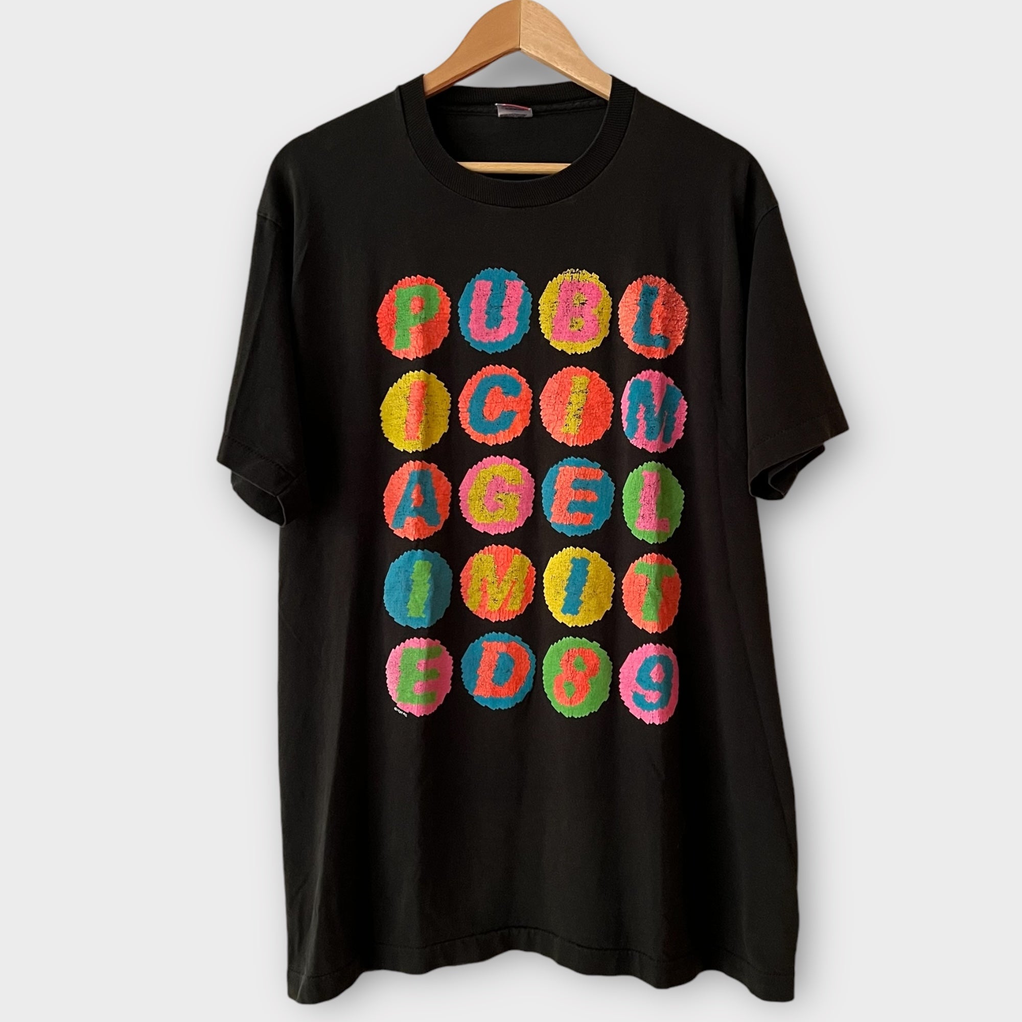 1989 Public Image Ltd (PIL) Vintage Band Promo Tee Shirt