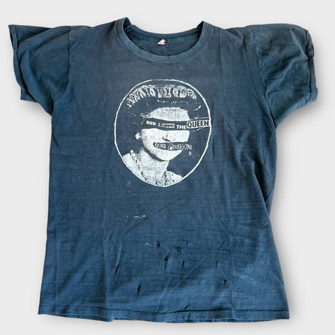 1970's Sex Pistols "God Save The Queen" Vintage Band Punk Tee Shirt