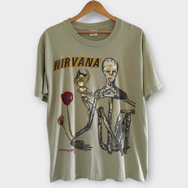 1993 Nirvana "Insecticide" Vintage Band Promo Tee Shirt