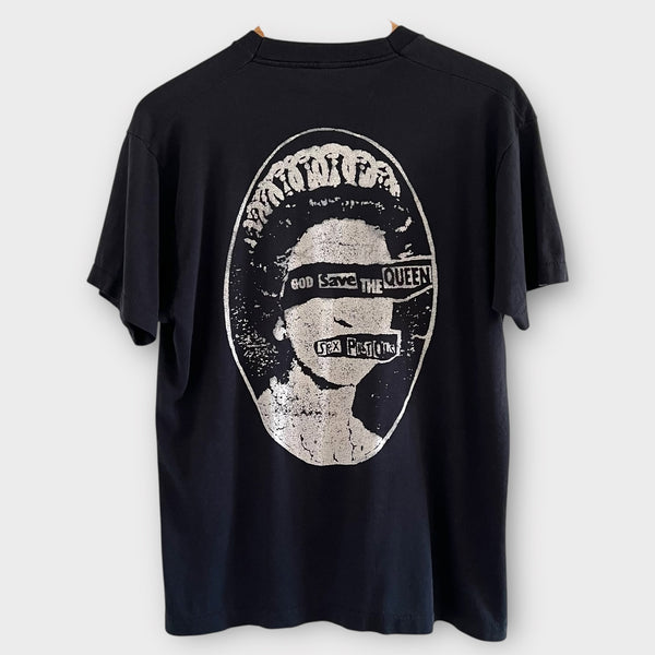 1980's Sex Pistols "God Save The Queen" Vintage Band Promo Tee Shirt