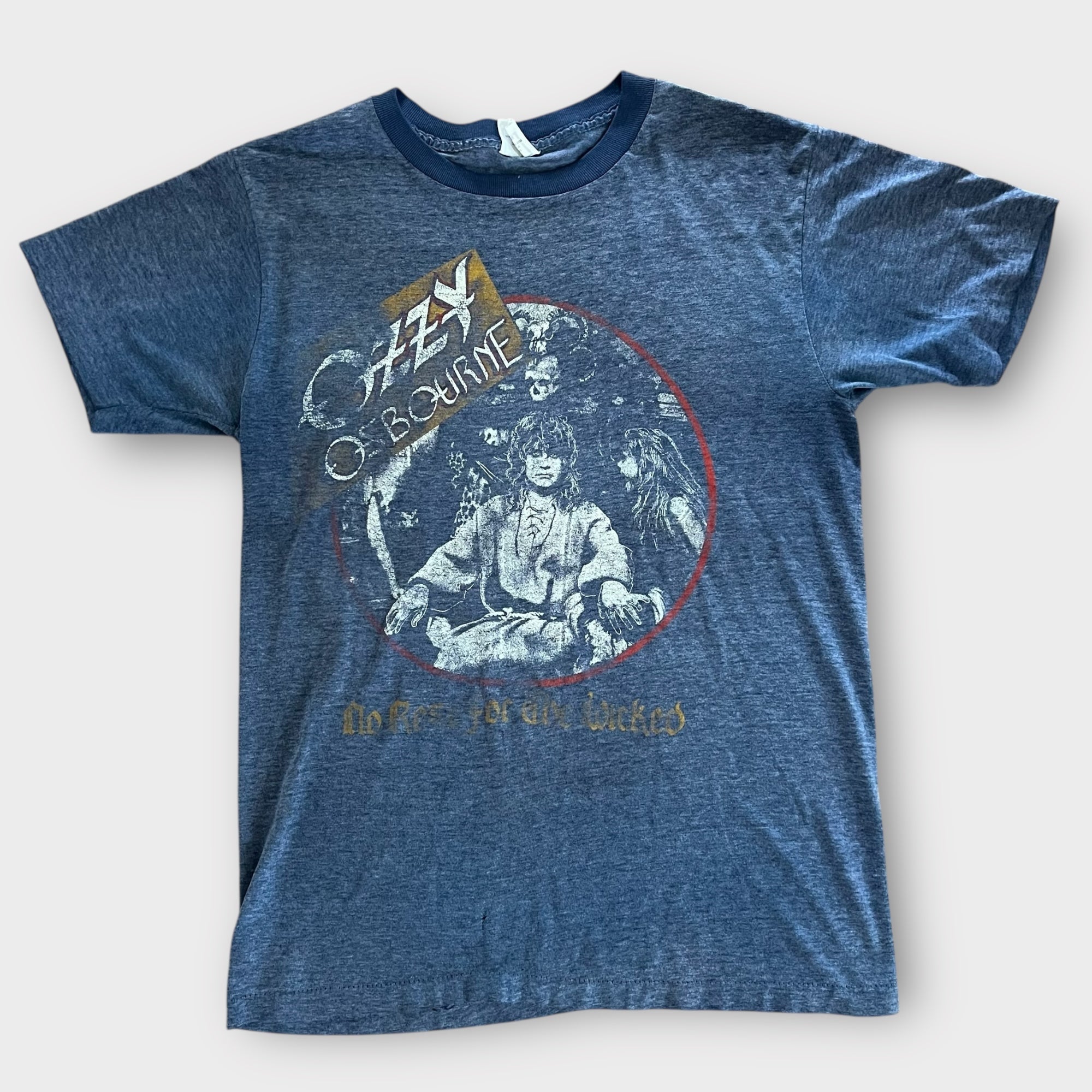 1988 Ozzy Osbourne "No Rest For The Wicked" Tour Vintage Band Tee Shirt