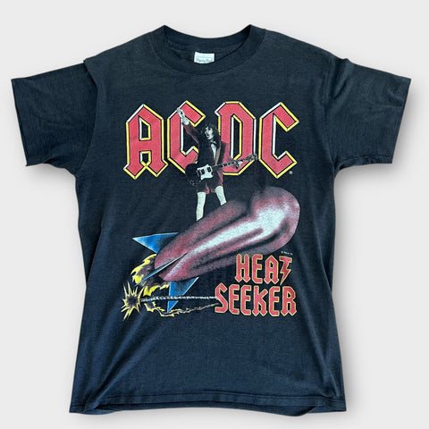 1988 AC DC "Heat Seeker" Tour Vintage Band Tee Shirt