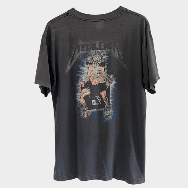 1994 Metallica "Ride The Lightning" Vintage Band Promo Tee Shirt