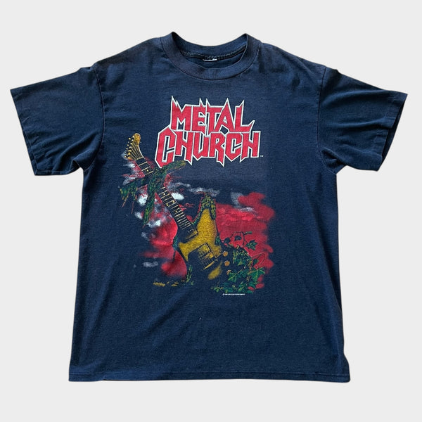 1989 Metal Church "The Blessing Tour" Vintage Band Tee Shirt