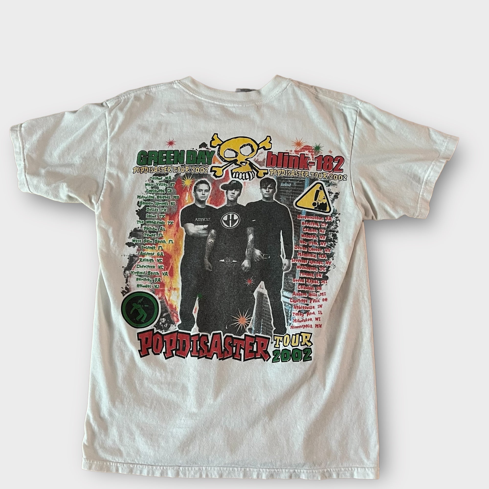 2002 Green Day w/ Blink 182 Vintage Tour Tee Shirt – Zeros Revival
