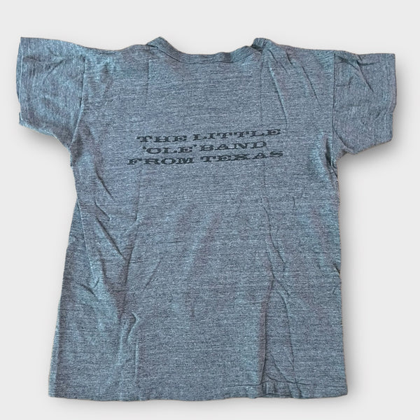 1970s ZZ Top "Little Ole Band From Texas" Vintage Band Tour Promo Tee Shirt