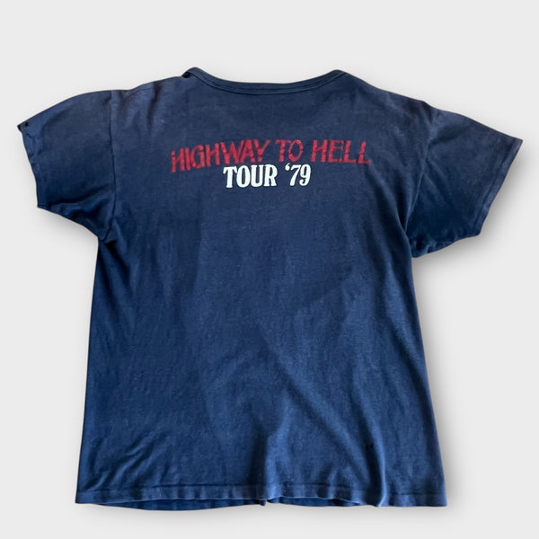 1979 AC DC "Highway To Hell" Tour Vintage Band Tee Shirt