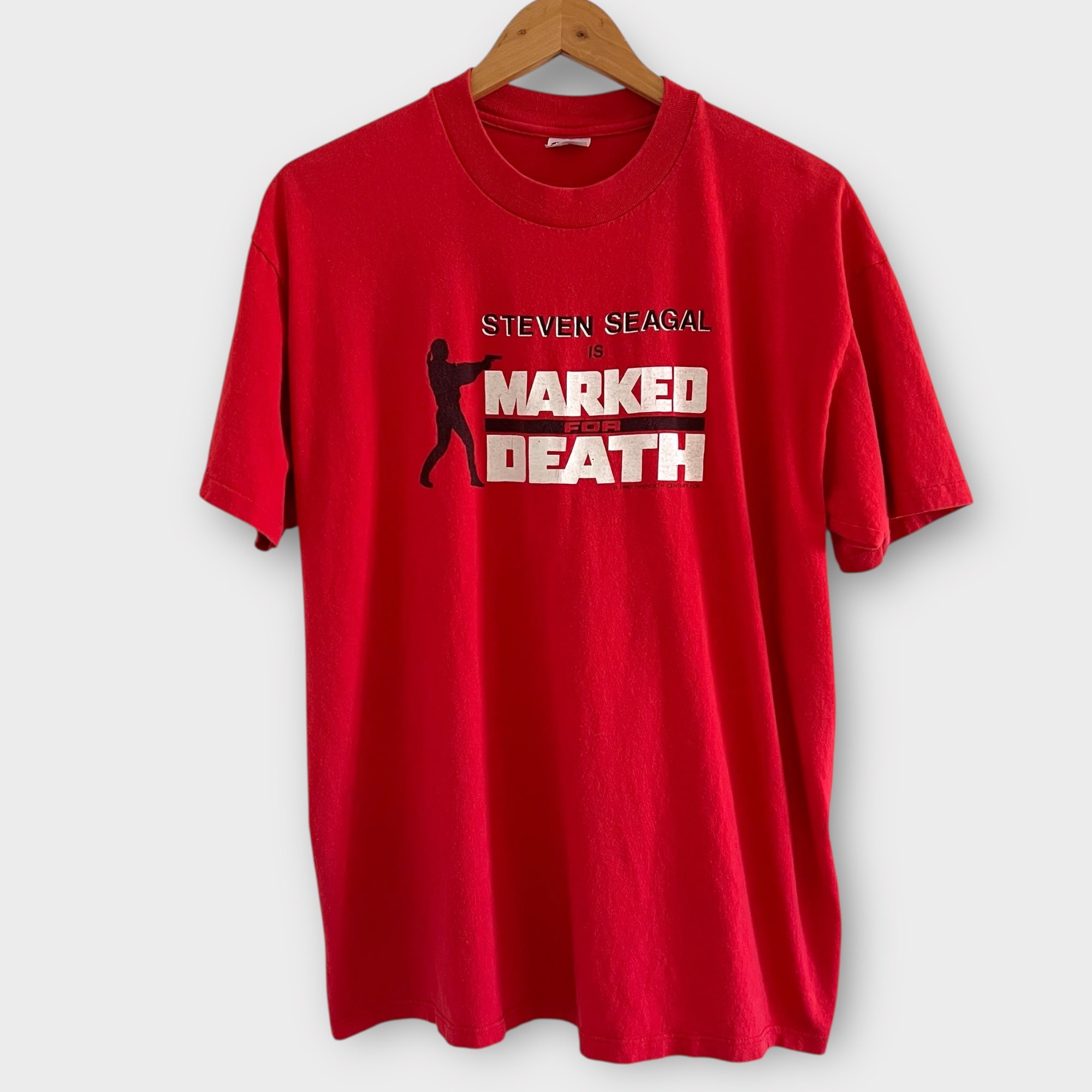 1990 Marked For Death (Steven Seagal) Vintage Movie Promo Tee Shirt