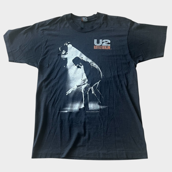 1988 U2 "Rattle And Hum" Vintage Band Tour Tee Shirt