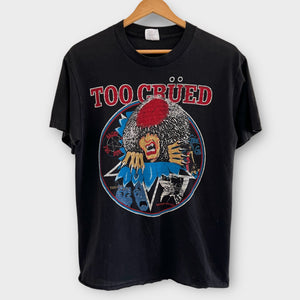 1987 Motley Crue "Too Crued" Vintage Band Promo Tee Shirt