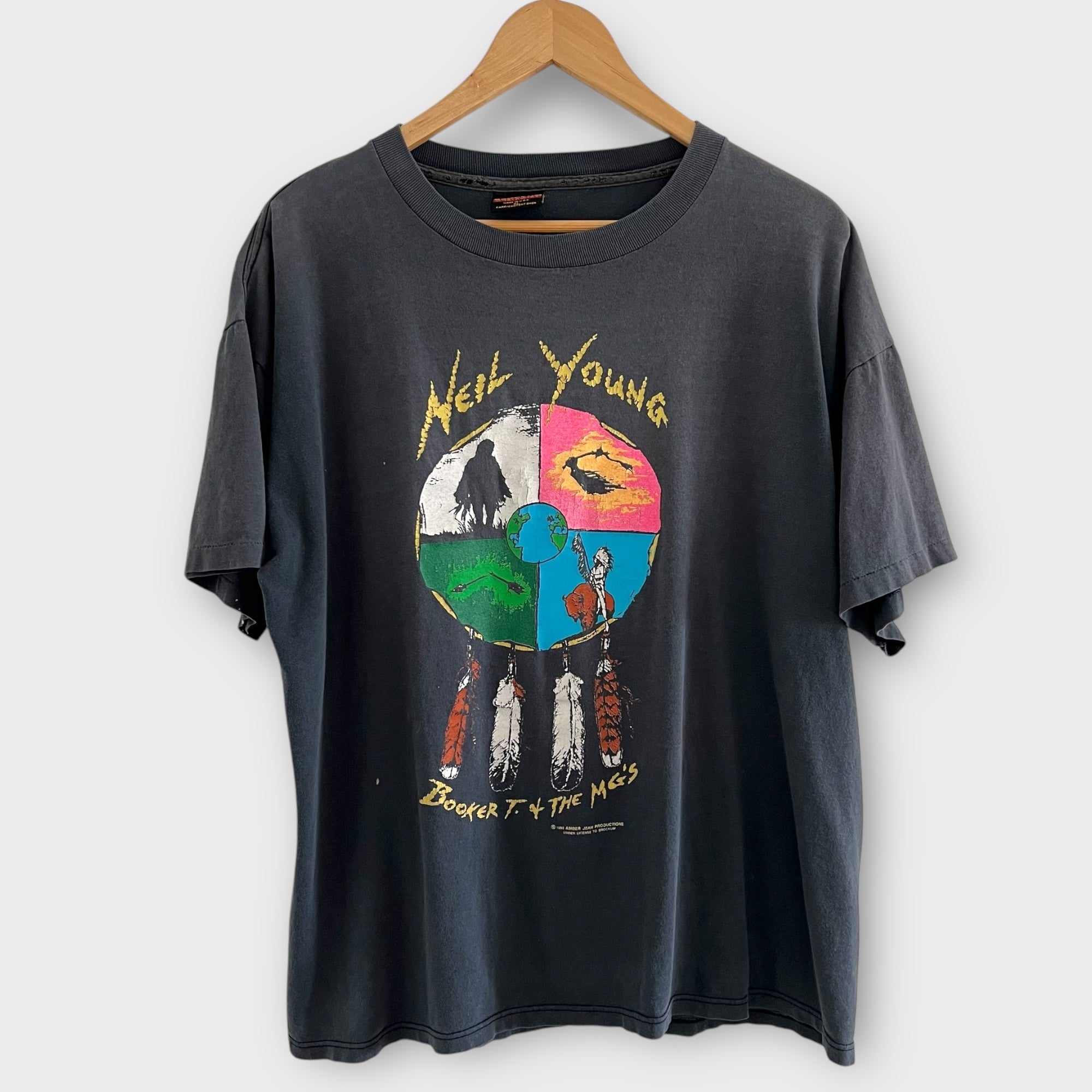 1993 Neil Young Vintage Tour Band Tee Shirt