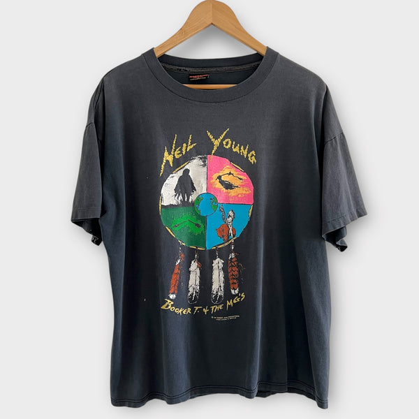 1993 Neil Young Vintage Tour Band Tee Shirt