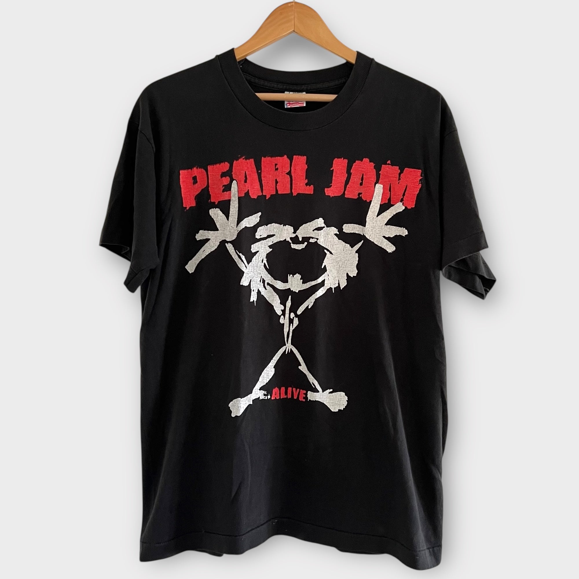 1991 Pearl Jam "Alive" Vintage Band Promo Tee Shirt
