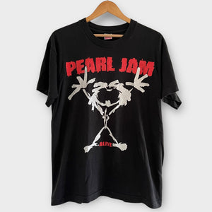 1991 Pearl Jam "Alive" Vintage Band Promo Tee Shirt