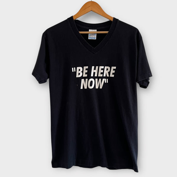1997 Oasis "Be Here Now" Album Release Promo Vintage V Neck Tee Shirt