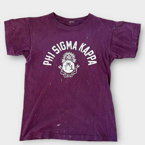 1960's Phi Sigma Kappa Vintage Fraternity Sorority Greek University Tee Shirt