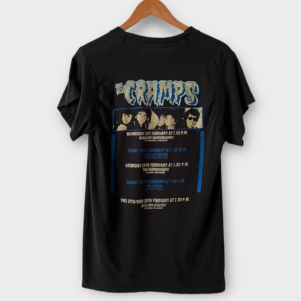 1990 The Cramps "Bikini Girl With Machine Gun" UK Tour Vintage Band Tee Shirt