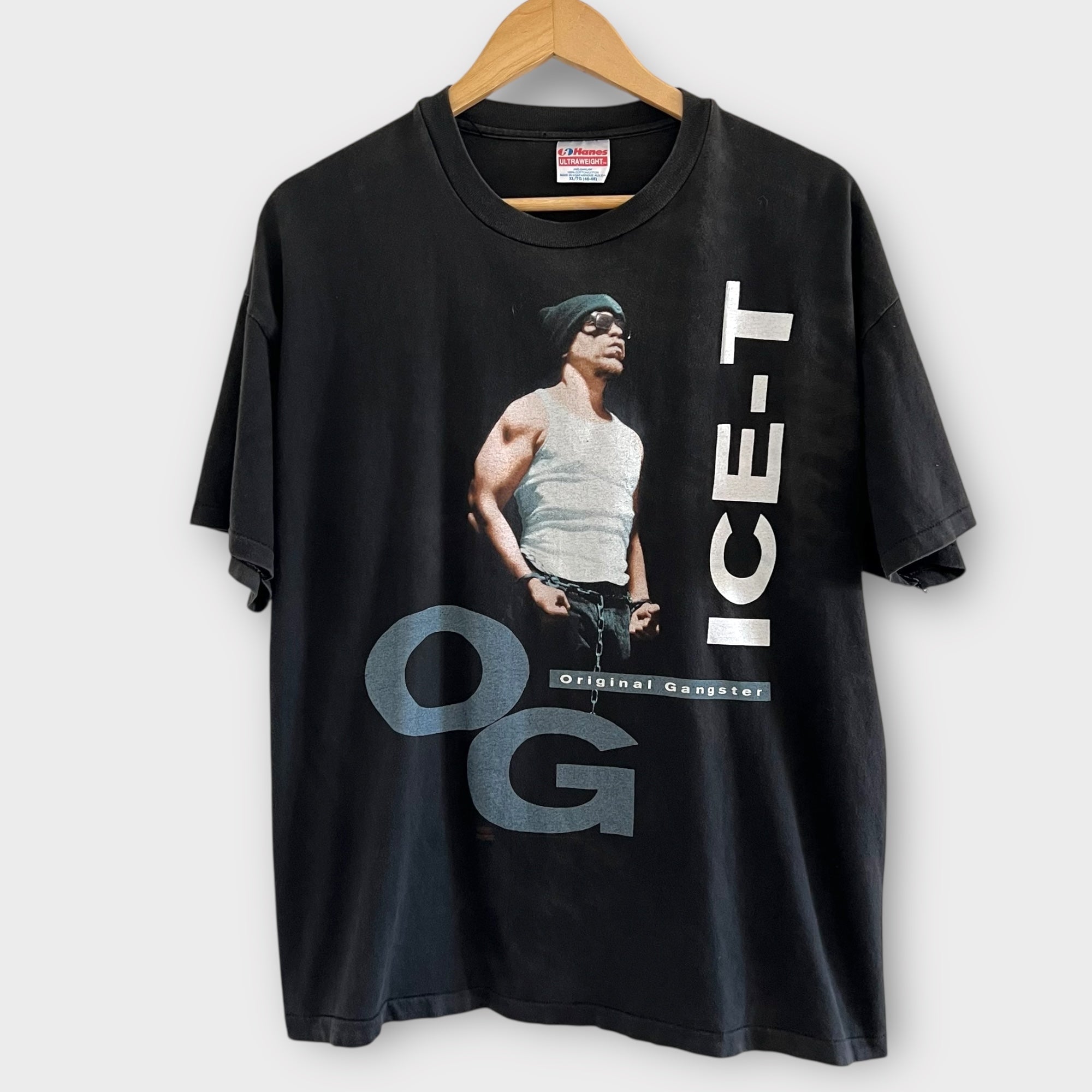 1991 ICE-T "OG" Original Gangster Vintage Rap Tee Shirt